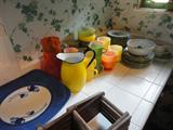 pyrex and metalware and a glimpse of Hadley