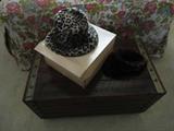 Mrs. Rosenbaum's faux leopard hat from Kays