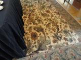 rug in the foyer