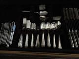 Large set of sterling very elegant and plain in design-very heavy