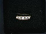 18kt hand made pearl ring