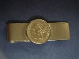1898 $5 half eagle gold coin liberty coin money clip