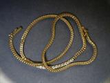 14kt diamond necklace with barrel clasp
