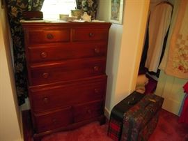 DAVIS CABINET aged walnut chest  