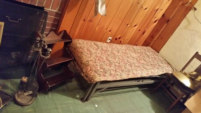 Very old metal trundle bed