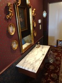 MARBLE TOP CONSOLE