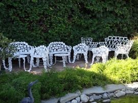 CAST IRON GARDEN SETS
