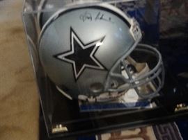 TROY AIKMAN SIGNED HELMUT