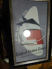 United States Lines memorabilia 