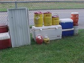 Ice Chests & Light Fixtures