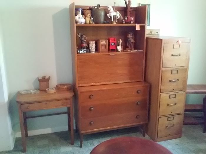 Mid century modern danish chest/ bookcase/ desk combo