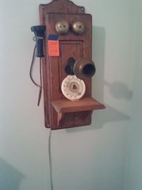 Antique Kellogg telephone