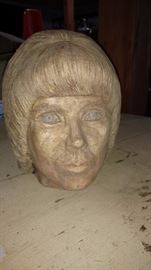 sculptured head