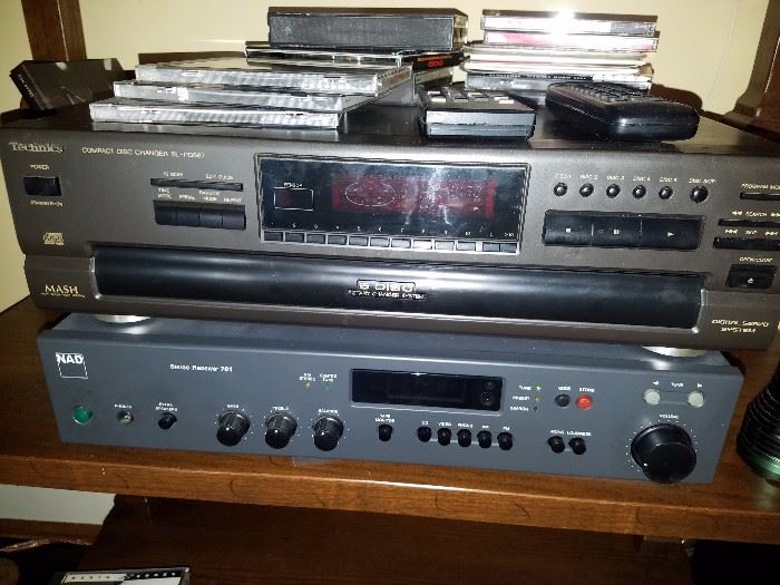 Stereo system with 6 disc changer