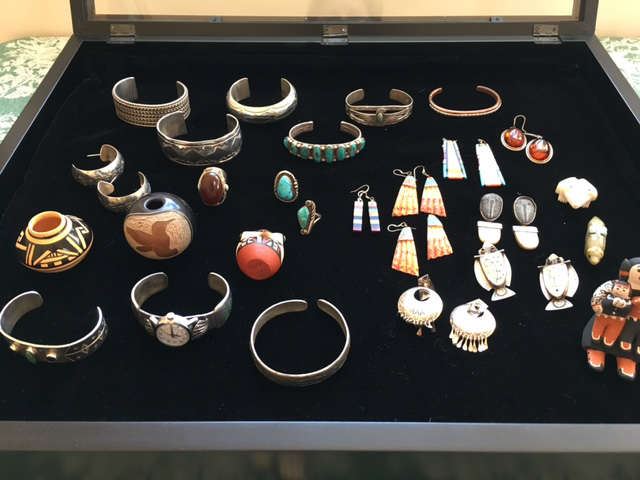 Jewelry and Miniature pottery
