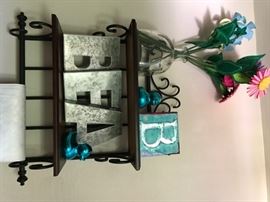 Bea Signs on Towel Rack