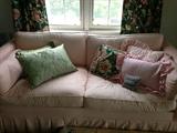 Sweetest ever pink chintz love-seat