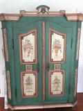 Gorgeous Hand-painted cabinet (NOT TV CABINET HAS SHELVES INSIDE)