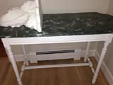 faux marble painted hall table