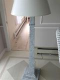 Hand painted floor lamp