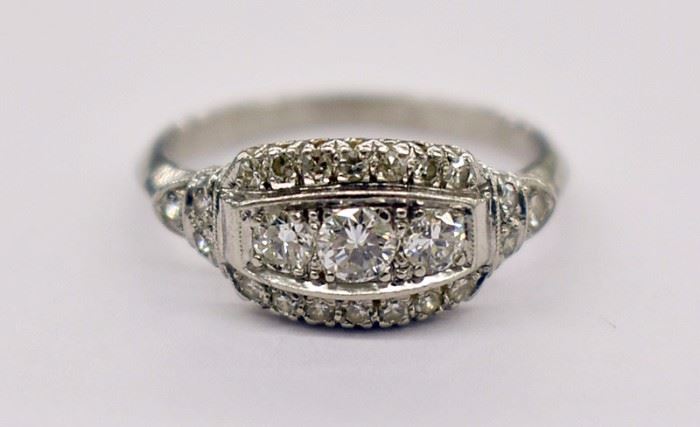 Estate Fine Diamond Ring