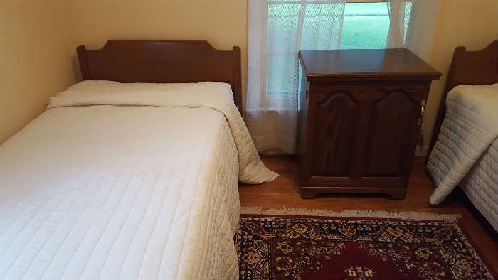 Twin bed frame and mattress   $50 each