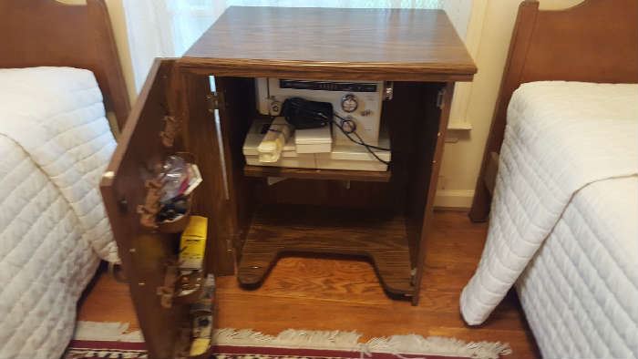 Sewing machine and cabinet $50
