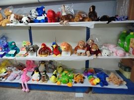 selection of beanie Buddies always bagged, like new and priced to sell