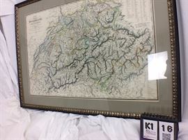 Antique Map Switzerland