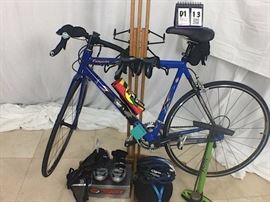 Custom Built Men's Salsa light weight, custom speedster. Giro helmet & case,  Gloves, Headcover,  Sidi shoes,   Terry covers, Airpump