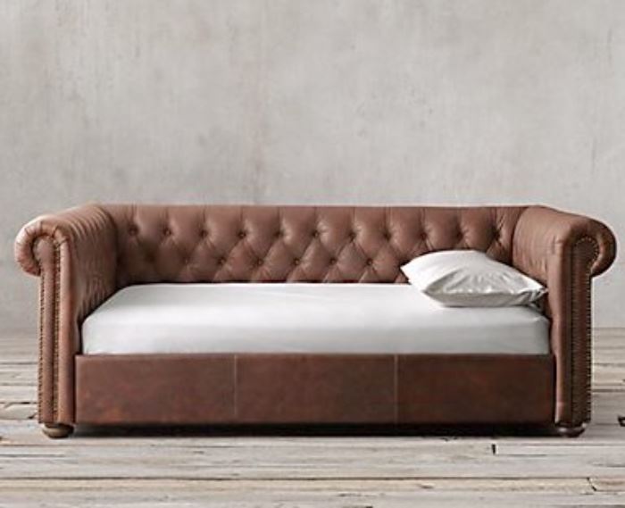 No. 7., Chesterfield Leather Daybed, $2, 400.00