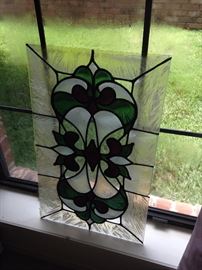 One of several stain glass selections