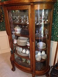 Extra special antique display cabinet