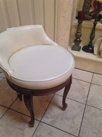 Small vanity stool