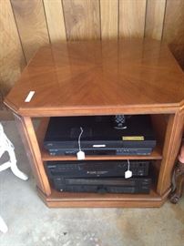 Side table and tape player