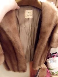 vintage custom mink stole from Macys