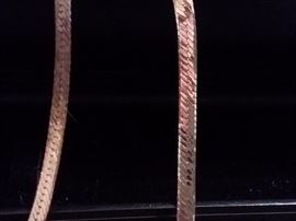 14K Herringbone Chain