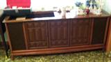 Vintage stereo cabinet - works.