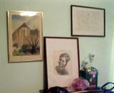 Grouping of Hungarian artwork.