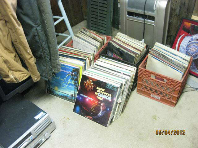 Lots of vintage records!