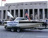 1987 Celebrity 210 VBR 21-foot, 205 hp Chevy V-8, matching tandem trailer. Needs engine work.