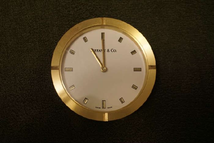 Tiffanny & Co desk clock  