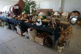 Seasonal items (the farm equipment is not for sale)