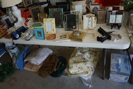 Frames, comforter, misc.