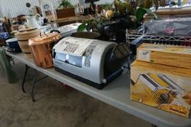 Pasta maker, coffee bean roaster (one of 2),copper pot