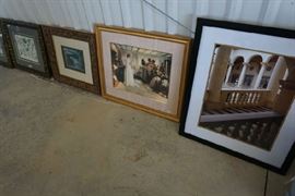 Wall art, large variety different styles.