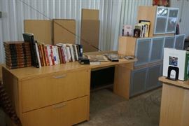 Same cabinetry, books