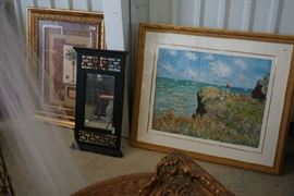 More fabulous art, the middle piece is a mirror