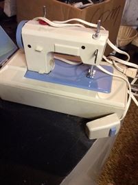 Vintage Penneys Childs Sewing Machine with Case