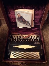 Titano Accordian with Case.  Excellent condition